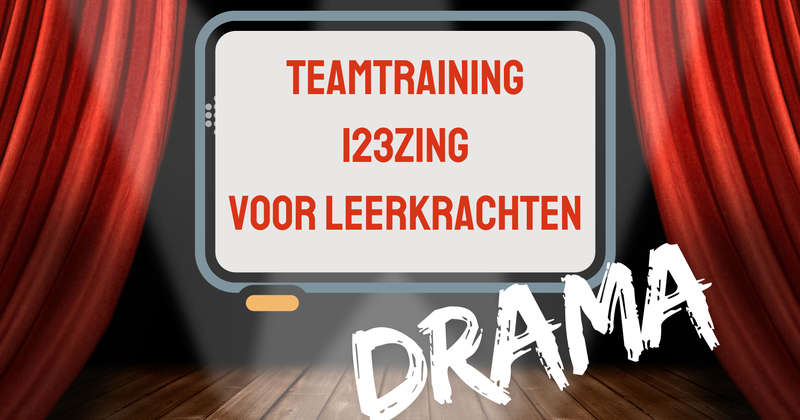 DRAMA methode 123Zing. Een goede start! (Training leerkrachten)